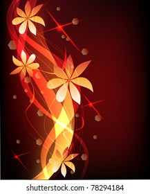fondo de brillo abstracto - ilustración vectorial