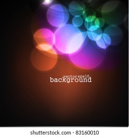 abstract glowing background, Vector illustration