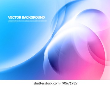 abstract glowing background. Vector illustration