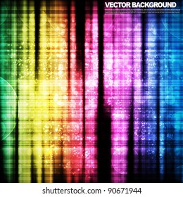 abstract glowing background. Vector illustration