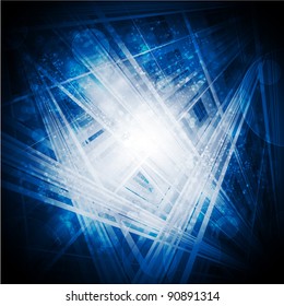 abstract glowing background. Vector illustration