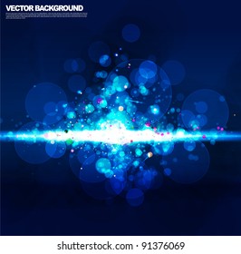 abstract glowing background. Vector illustration