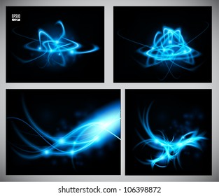 abstract glowing backgrounds