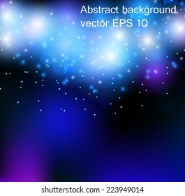 Abstract glowing blue background
