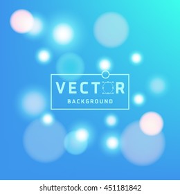 abstract glowing blue background. Vector artistic background
