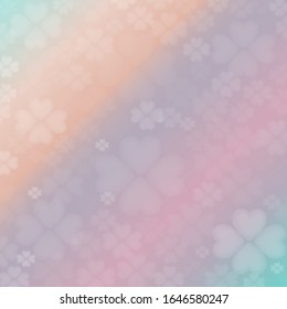 Abstract glowing blurred background, heart bokeh abstract background vector flower design.