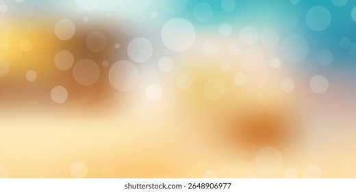 Abstract Glowing Bokeh Background. Bright Colorful Bokeh Effect. Soft Light Overlay Background Design. EPS vector illustration