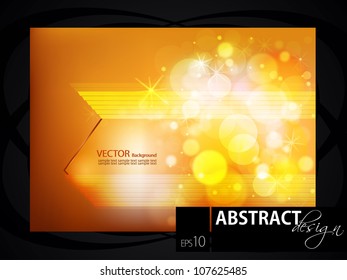 Abstract glowing circle with beautiful lines, EPS 10