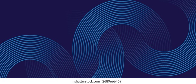 plano de fundo de linhas de círculo brilhantes abstratas. Abstrato cuidados de saúde ou padrão médico. Design moderno para cartaz, brochura, capa, site, cabeçalho, banner web, apresentação.