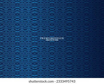 Abstrakte, leuchtende Kreislinien auf Farbverlauf-blauem Hintergrund. Geometrisches Liniendesign. Moderner, glänzender blauer Umriss. Futuristisches Technologiekonzept. Perfekt für Poster, Cover, Banner, Flyer, Websites