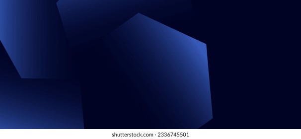 Abstract glowing circle lines on dark blue background. Geometric stripe line art design. Modern shiny blue lines. Futuristic technology concept. Suit for poster, cover, banner, brochure, website