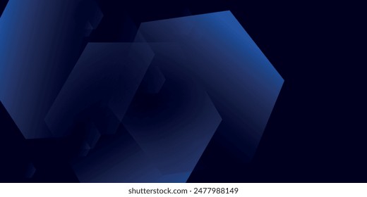 Abstract glowing circle lines on dark blue background. Geometric stripe line art design. Modern shiny blue lines. Futuristic technology concept.vector