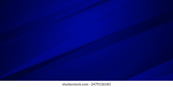 Abstract glowing circle lines on dark blue background. Geometric stripe line art design. Modern shiny blue lines. Futuristic technology concept. Suit for poster, cover, banner, brochure, website