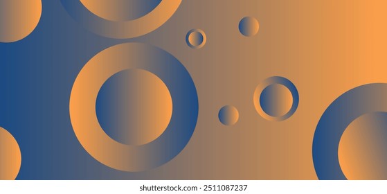 Abstract glowing circle lines on dark background. Futuristic circle  technology concept. Curve wave circle  Abstract texture line pattern background. Horizontal banner template