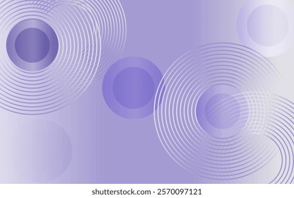 abstract glowing circle lines on dark blue background Modern technology concept