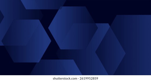 Abstract glowing circle lines on dark blue background. Geometric stripe line art design. Modern shiny blue lines. Futuristic technology concept. Suit for poster, cover, banner, brochure, website