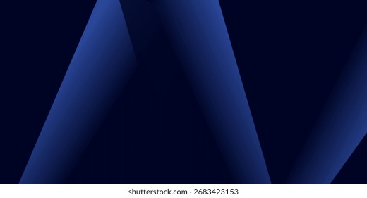Abstract glowing circle lines on dark blue background. Geometric stripe line art design. Modern shiny blue lines. Futuristic technology concept. Suit for poster, cover, banner, brochure, website