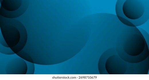 Abstractas líneas circulares brillantes sobre fondo azul oscuro. Diseño de arte de línea de rayas geométricas futurista