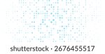 Abstract glowing cross background, halftone gradient pattern, sparkle particles texture. Futuristic background for medical scientific research innovation technology design, scifi style. Vector BG