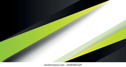Abstractas líneas de curva brillantes sobre fondo negro. Diseño moderno de líneas geométricas de degradado azul brillante. Concepto de tecnología futurista. Traje para la cubierta, póster, Anuncio