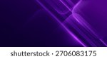 Abstract glowing diagonal stripe with purple and dark Polygon luxury background vector. Social ads banner or Landing page.
