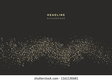 Abstract glowing festive background of dots.