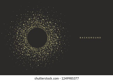 Abstract glowing festive background of dots.
