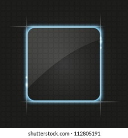 Abstract glowing figure background with light