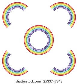Fondo de líneas geométricas brillantes Abstractas Patrón de líneas circulares brillantes modernas Concepto de tecnología futurista Diseño de arte de líneas diagonales redondeadas Traje para portada, póster, folleto, encabezado, Sitio web. eps 10 