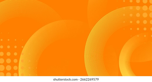 Abstractas líneas geométricas brillantes sobre fondo oscuro. Tecnología futurista