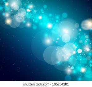abstract glowing gla