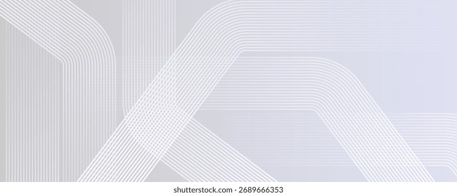 Abstract glowing hexagonal lines on grey background. Digital futuristic technology concept. Geometric stripe line art design. Suit for cover, poster, banner, brochure, header, website