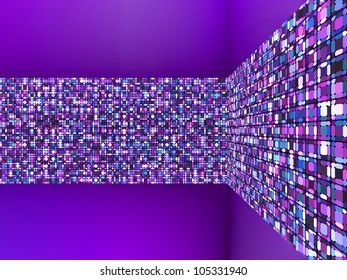 Abstract glowing illustration background. EPS 8 vector file incl