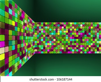 Abstract glowing illustration background. EPS 8 vector file incl