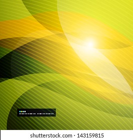 Abstract glowing lines