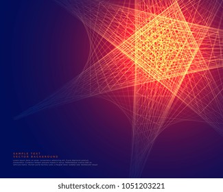 abstract glowing lines background design