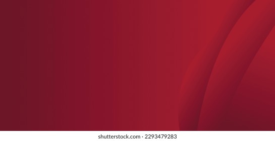 Abstract glowing lines on dark background. Futuristic technology concept. Horizontal banner template. Suit for poster, cover, banner, brochure, website