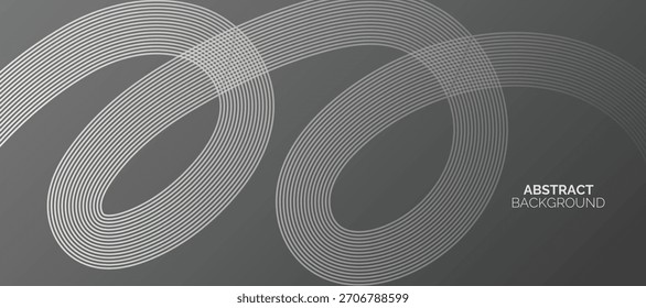 Abstractas líneas brillantes sobre fondo gris. Diseño geométrico del arte de la línea de la raya. Líneas grises modernas. Concepto de tecnología futurista. Traje para los negocios, cartel, folleto, corporativo, Sitio web