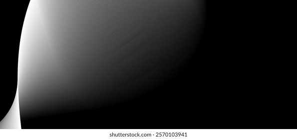 Abstract glowing Lines Pattern on Dark Background - Minimalist Geometric Design