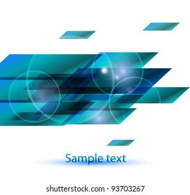 Abstract glowing motion background