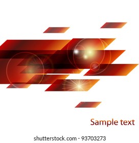 Abstract glowing motion background