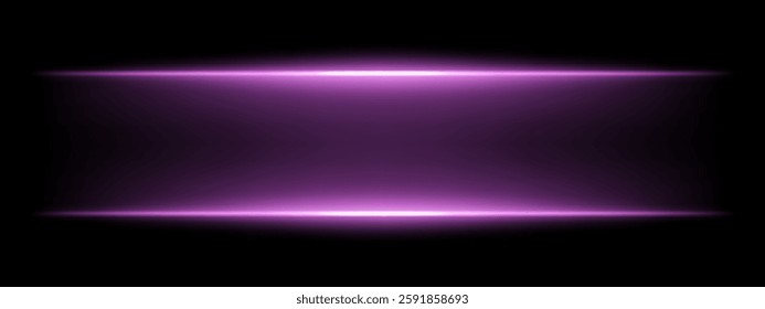 Abstract glowing purple light beams on a dark background. Two parallel neon streaks create a futuristic energy effect with smooth gradients and a radiant glow. Modern digital aesthetic