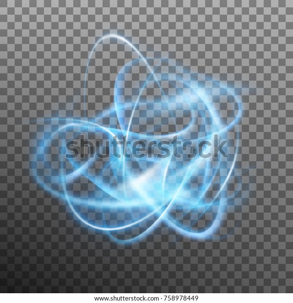 Abstract glowing ring on\
transparent backfround. Light effect blue circle. And also includes\
EPS 10 vector