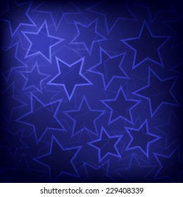 Estrellas brillantes abstractas de fondo oscuro
