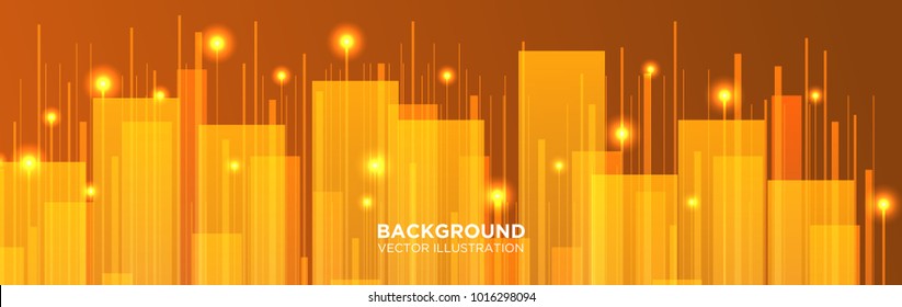 Abstract glowing striped background. Vector eps 10.