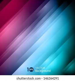 Abstract Glowing Striped Background. Vector Eps 10.