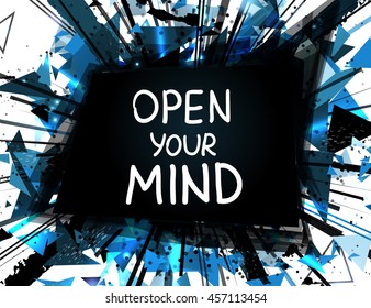 Abstract glowing swirl of particles. Vector background.