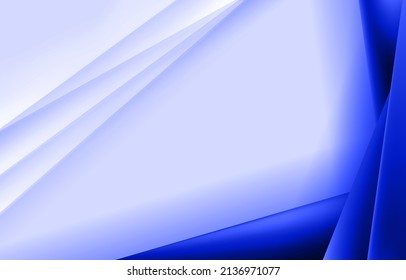 Abstract glowing techno lines, blue futuristic abstract on white background. Template for design.