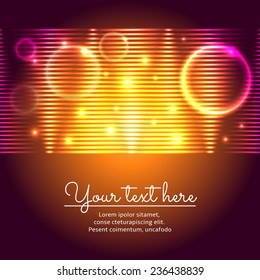 Abstract glowing vector background 