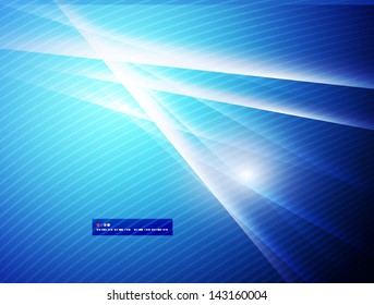 Luces rectas del vector de brillo abstracto